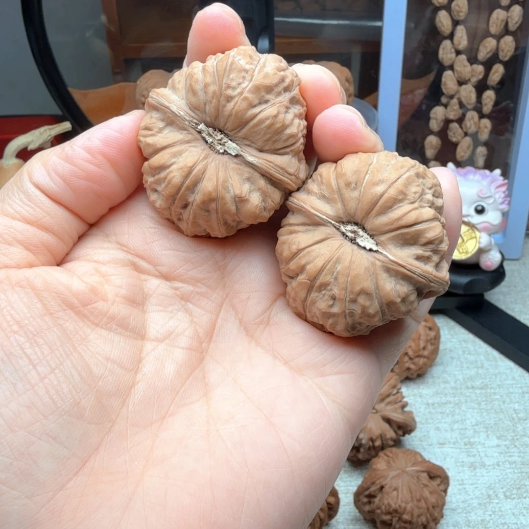 核桃文玩核桃吊坠南瓜墩40全品