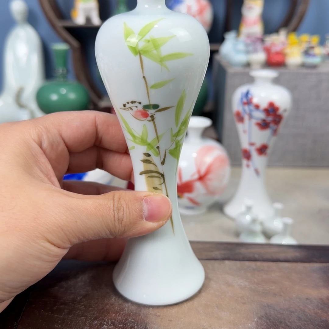 陶瓷手工小花器摆件