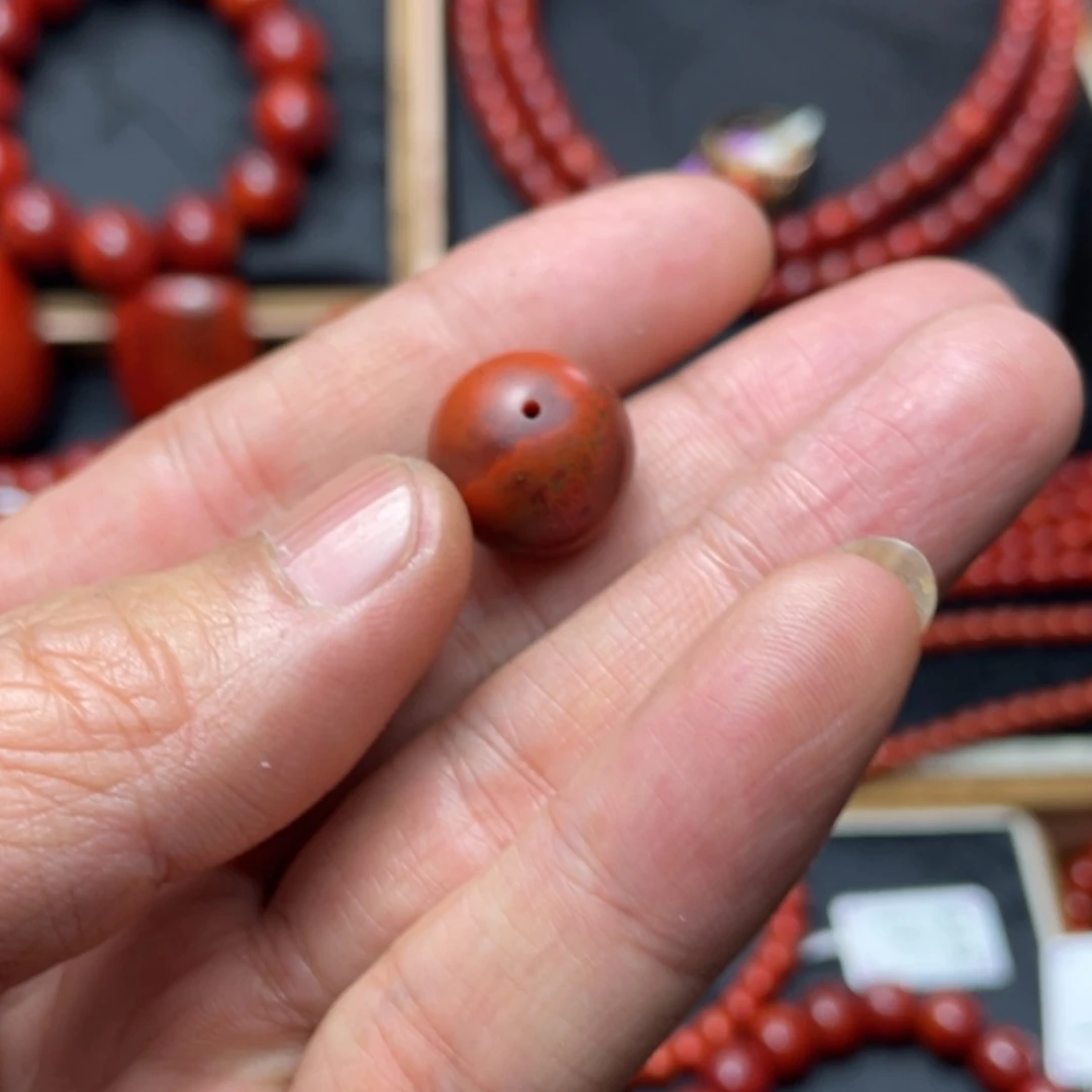 【闪购商品】南红玛瑙单珠15发一颗未镶嵌