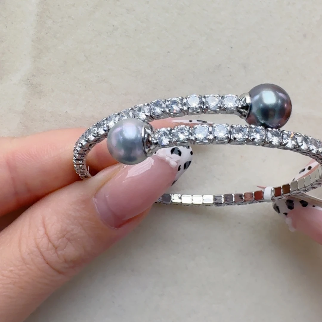 手镯海水珍珠未镶嵌@@hs209