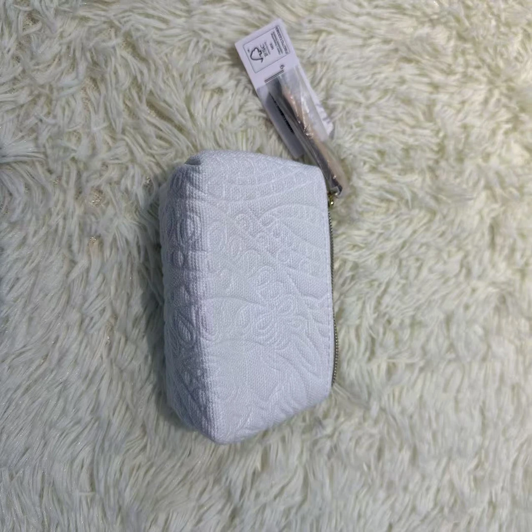 （全新未使用）白色布布包包！丫丫！！化妆包！