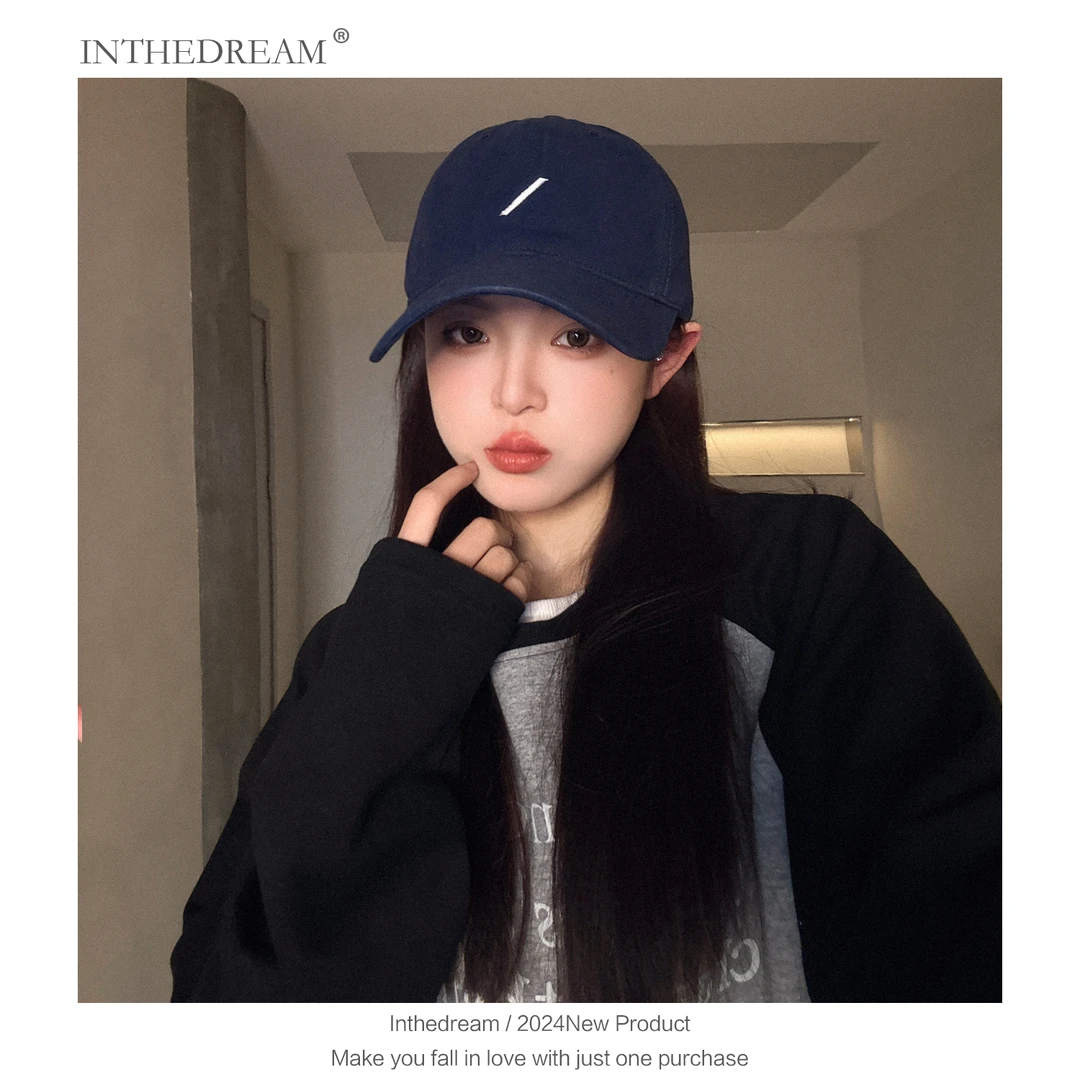 鸭舌帽子女2025新款显脸小大帽檐春夏遮阳加深棒球帽