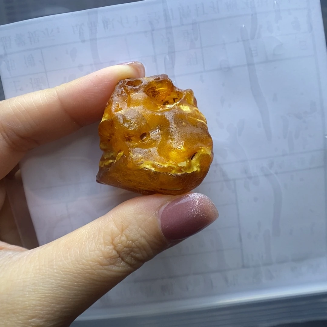 未镶嵌定制蜜蜡郎
