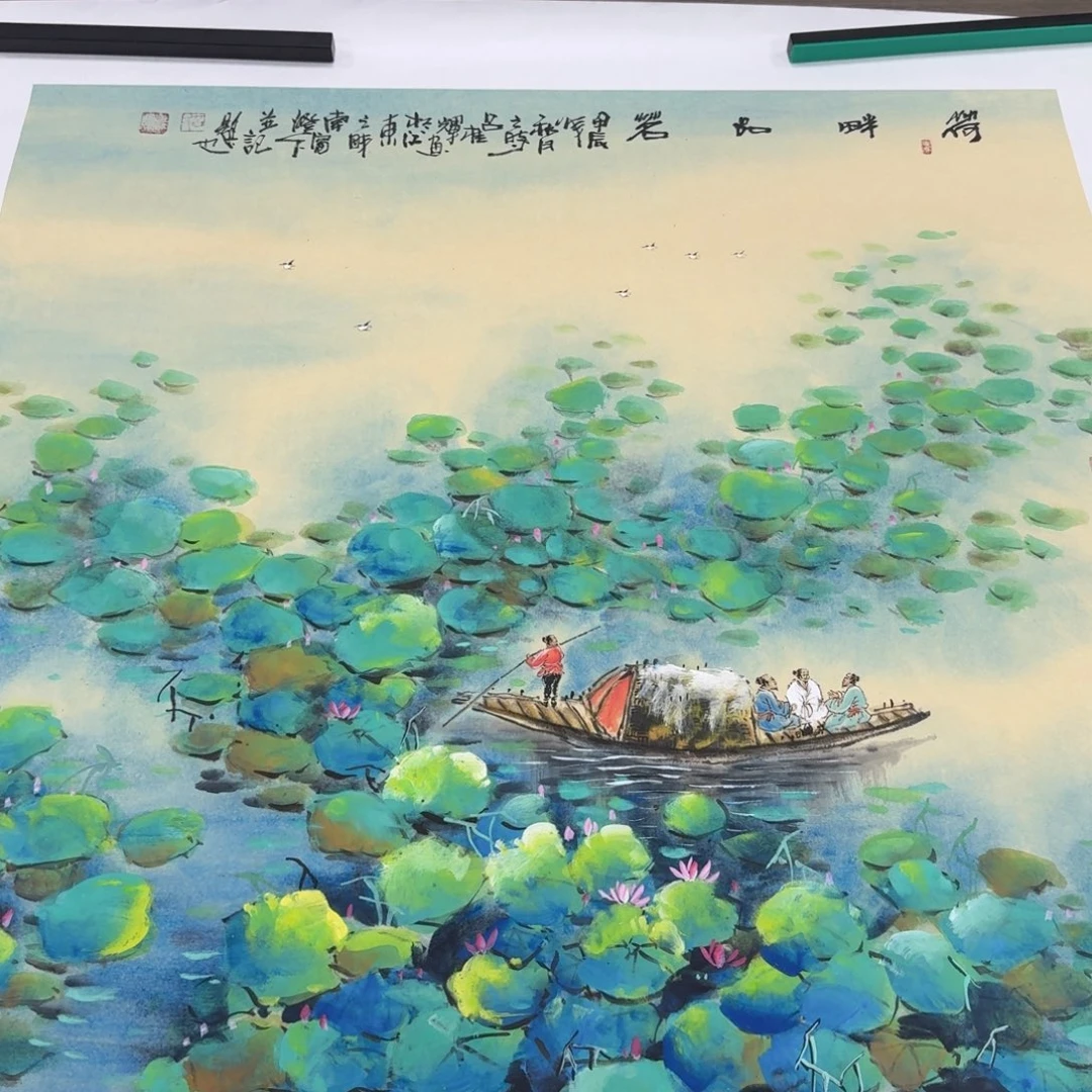 国画国画花鸟山水作品