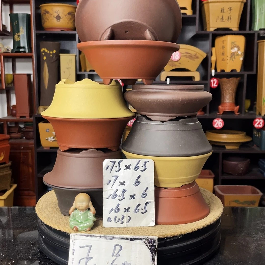 紫砂D-婉秋紫砂花盆