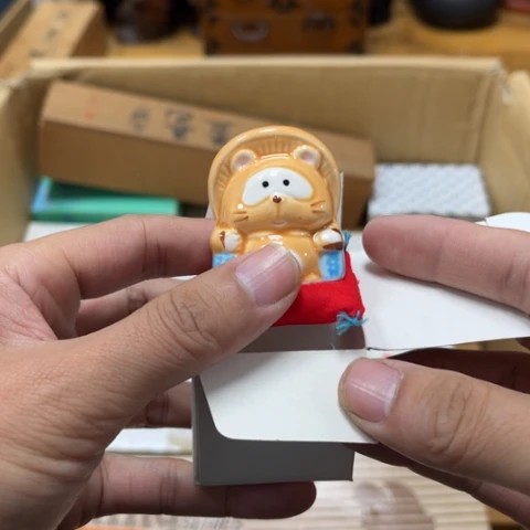 瓷片摆件工艺品瓷器摆件777