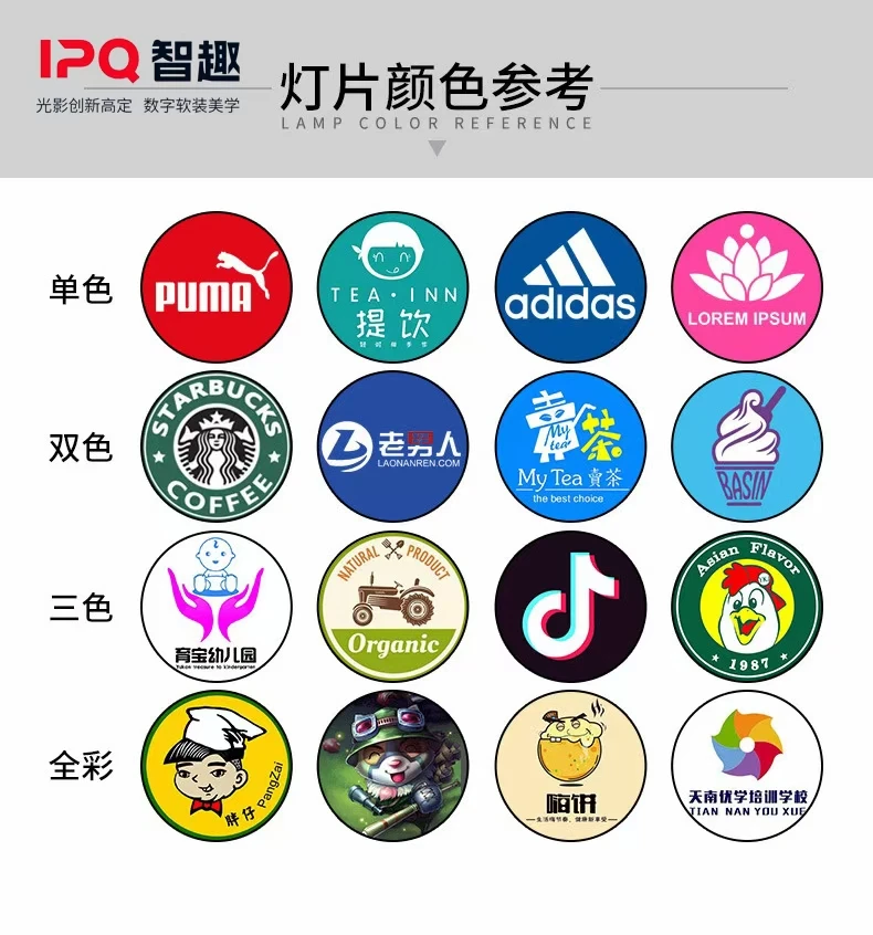 投影镜片现货秒发，免费设计图案，效果鲜艳，引流神器。