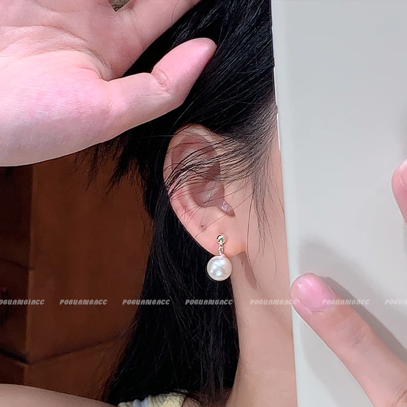 铜合金耳饰 EH417优雅气质高颜值小香风甜美耳钉耳环女简约百搭