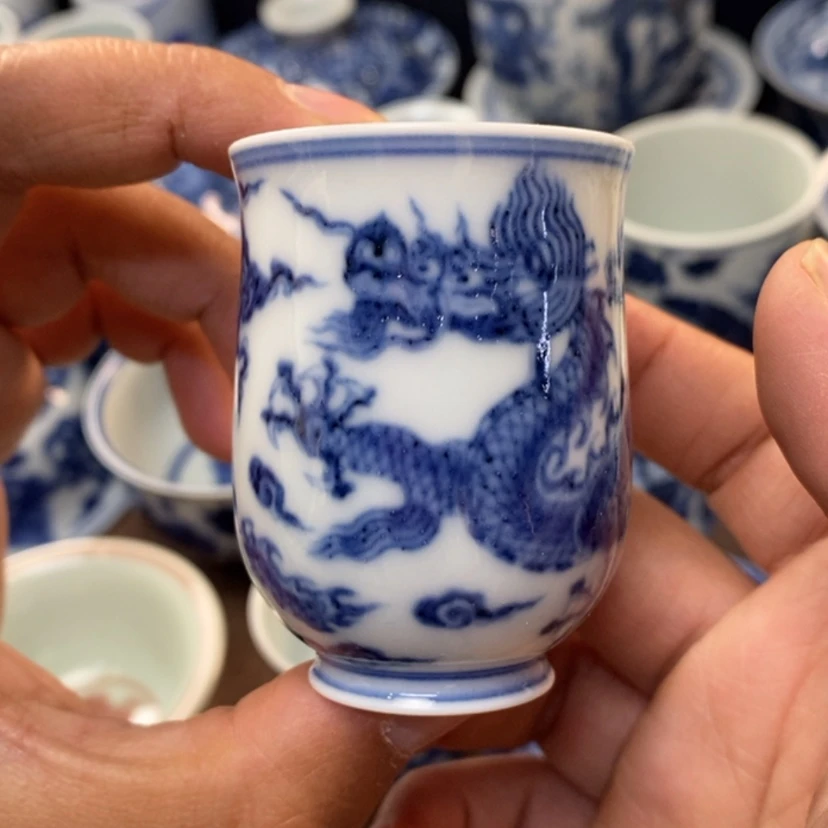 【闪购商品】景德镇青花主人杯