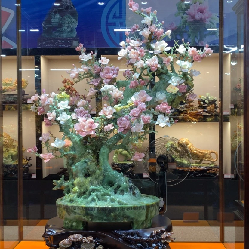 【闪购商品】蛇纹石玉未镶嵌摆件覆膜