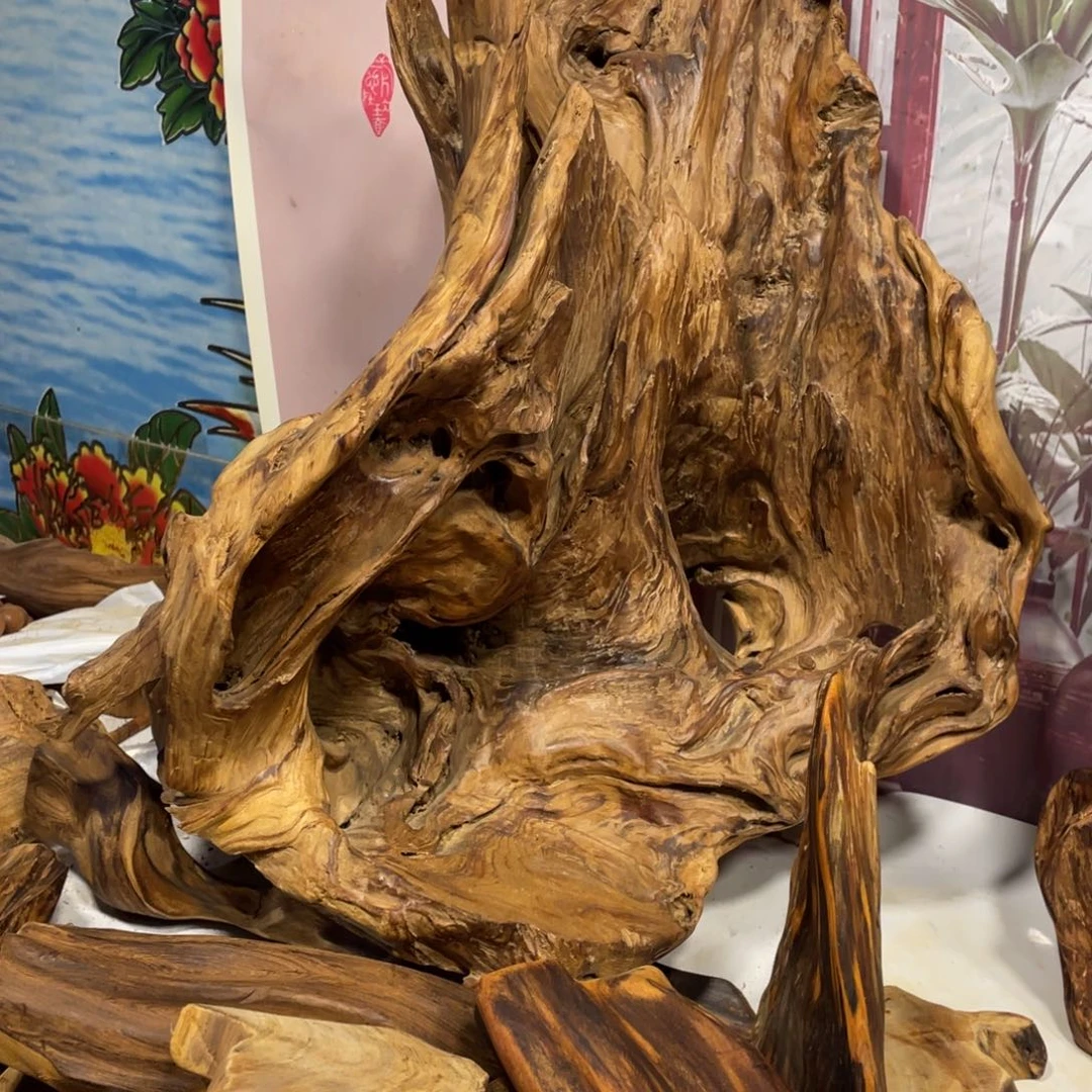 赵***芳木清凉薄荷药香味随形摆件，土埋老料自然香韵造型独特