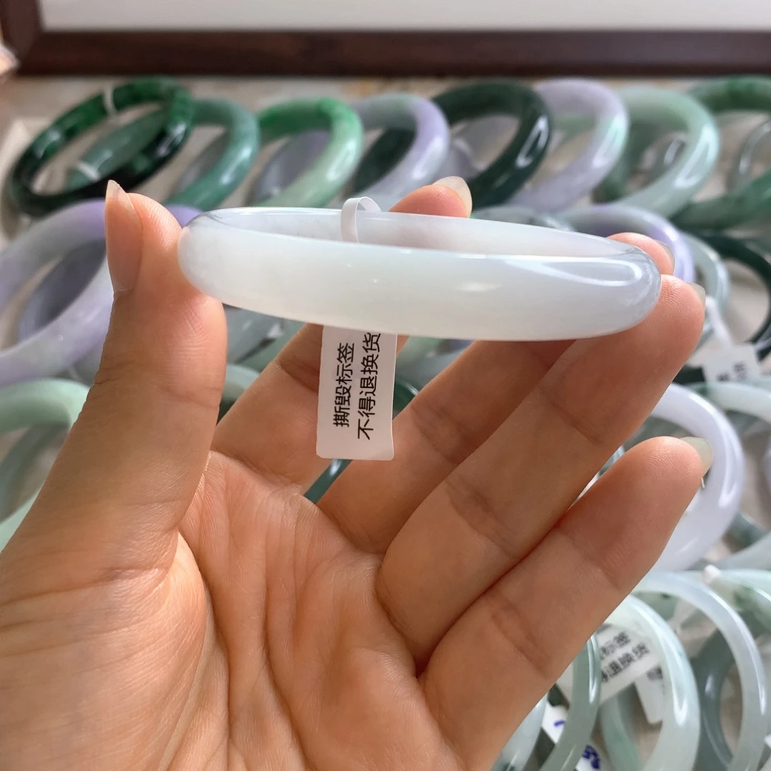 翡翠手镯未镶嵌白月光贵妃56.6