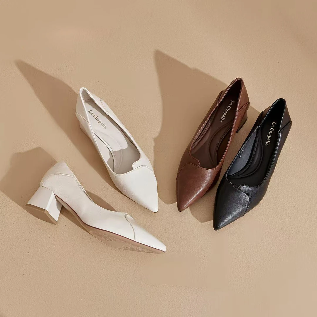 B669 尖头高跟鞋女2025新款夏季法式玛丽珍鞋配裙子气质单鞋女