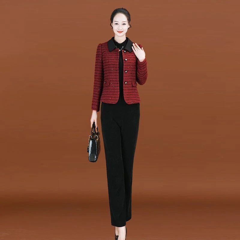 CX1151-1新款时尚洋气气质高端庄大气外套