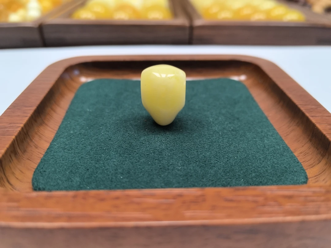 仿琥珀云纹虎皮三通DIY配饰