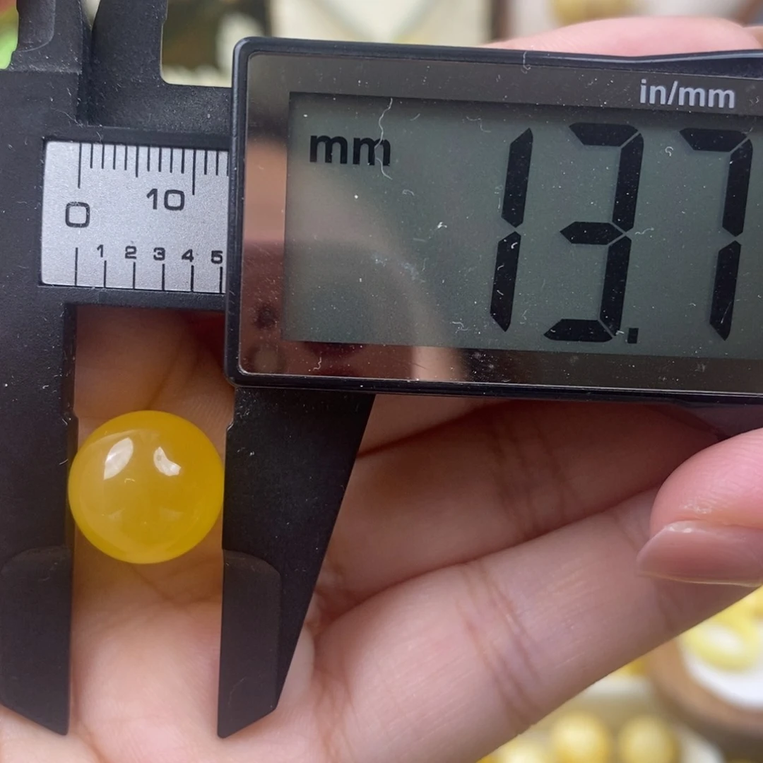 未镶嵌琥珀裸石蜜蜡圆珠