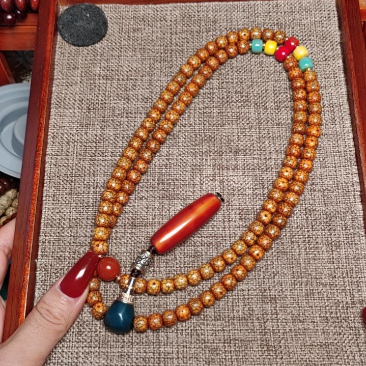 星月菩提吊坠用****9星月菩提籽