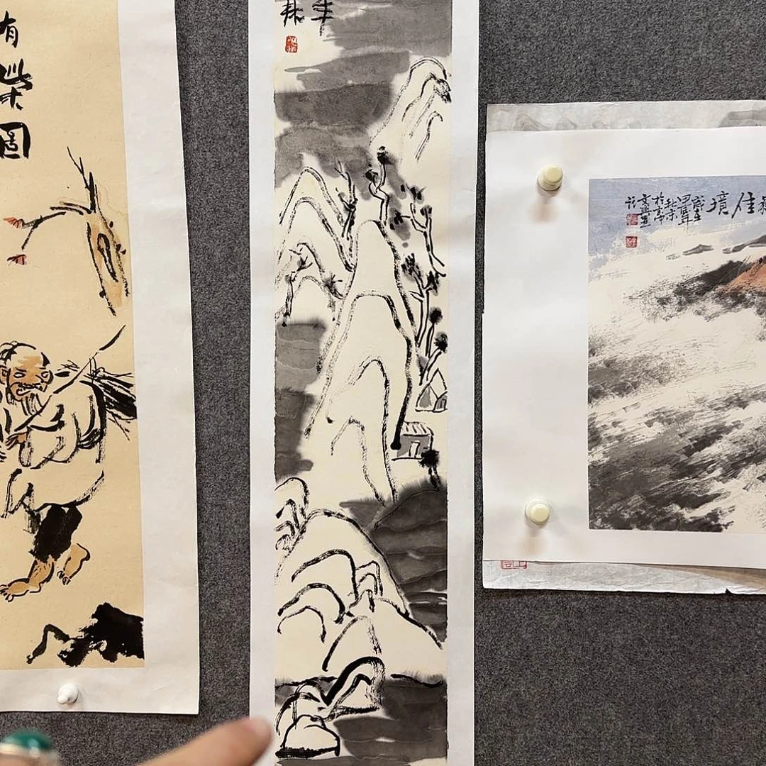 国画冯林老师手绘作品