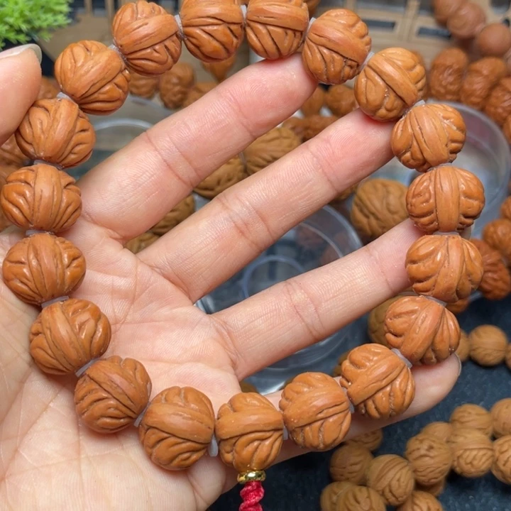 桃核手串龙纹桃核45