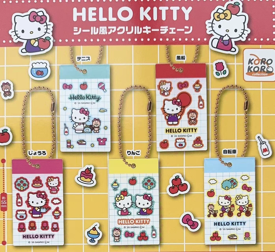 三丽鸥  贴纸风亚克力挂件扭蛋