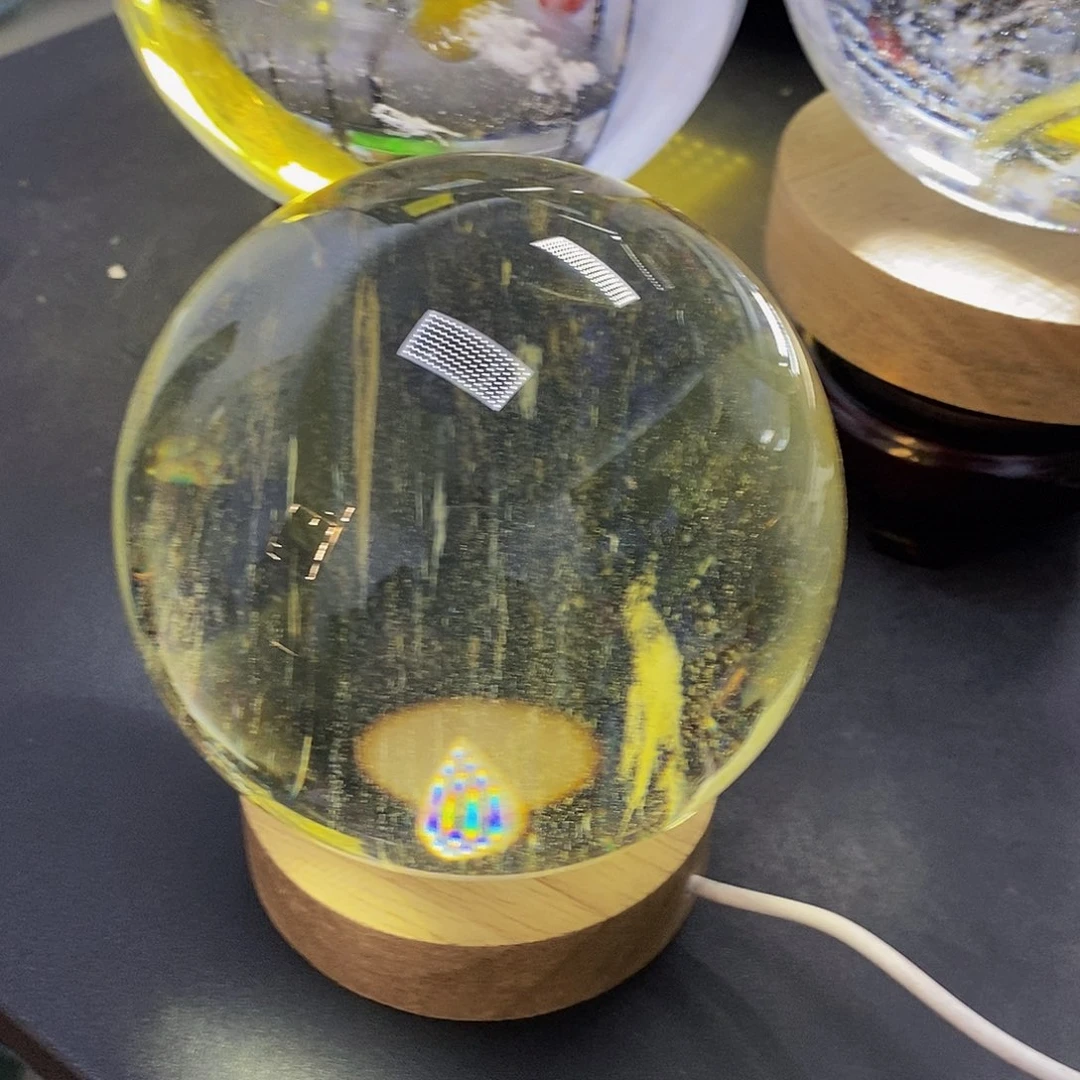 幸***星石材10.1厘米黄水摆件