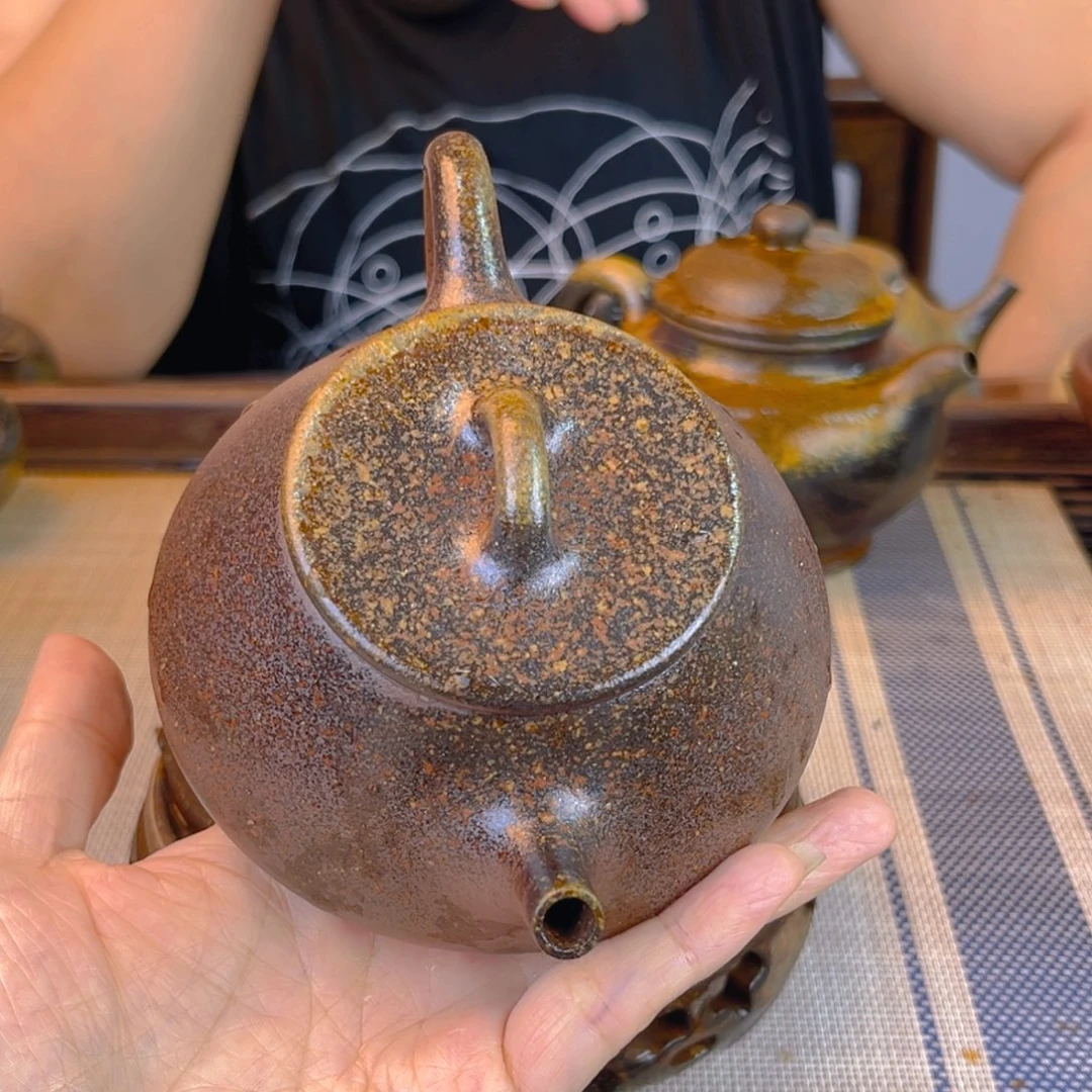 大***成紫砂茶壶底槽清柴烧200cc