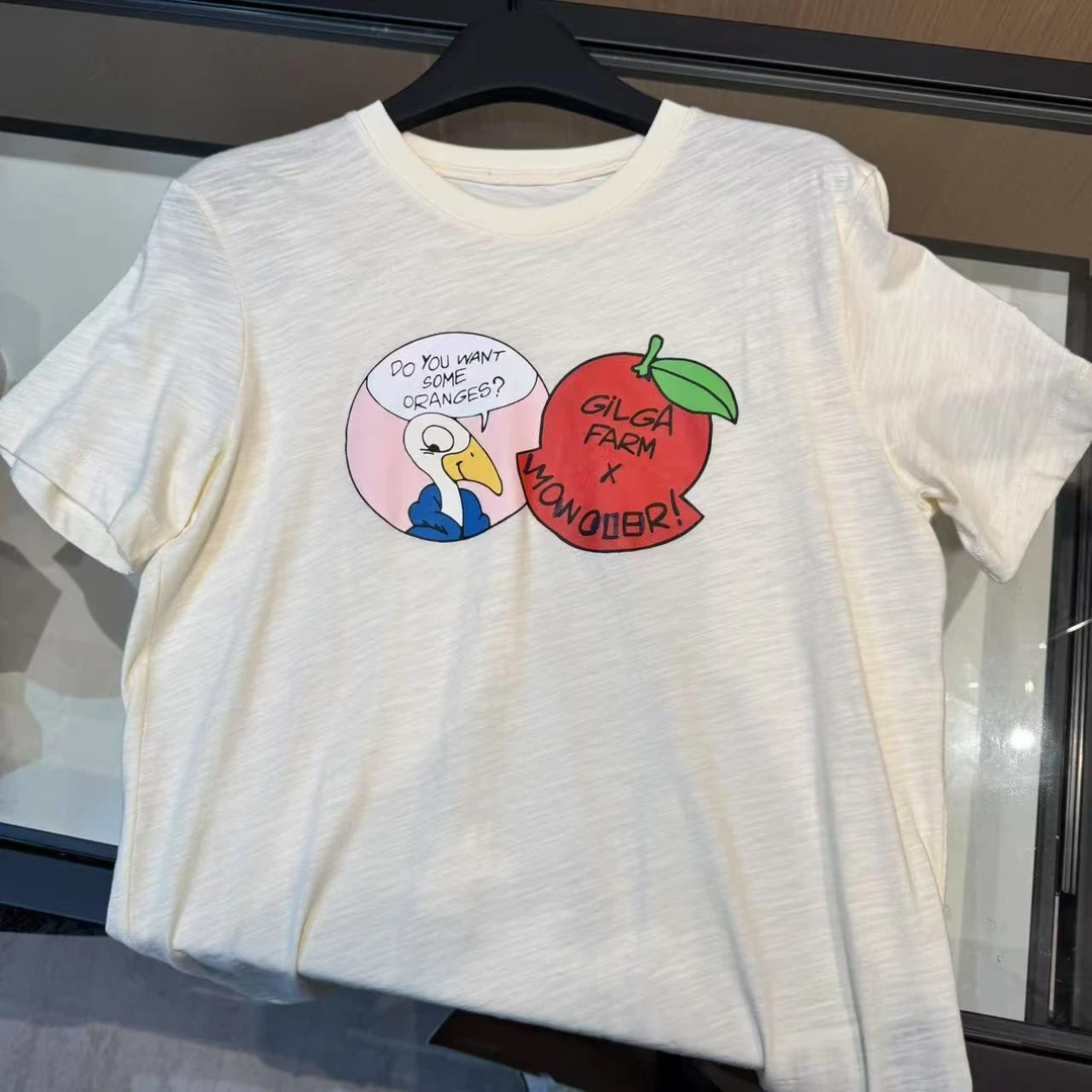 2025春夏新款 M蒙女士圆领短袖T恤衫（D20MK57DT01）