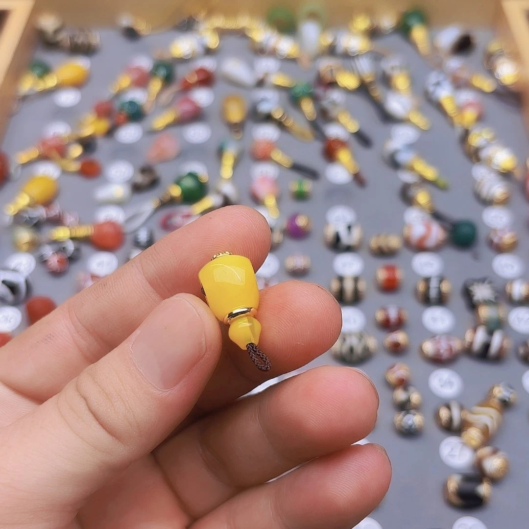 逍***遥玛瑙/玉髓隔珠未镶嵌