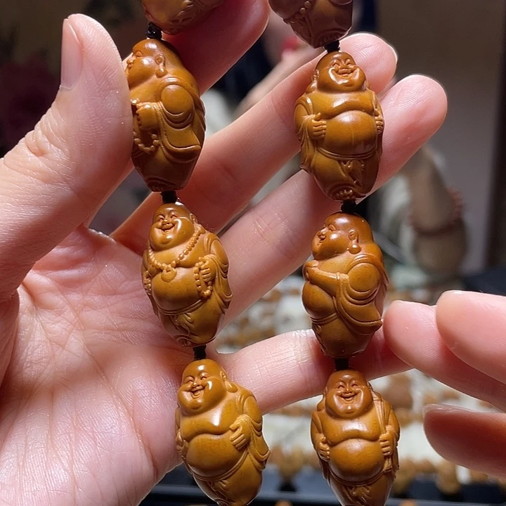 橄榄核手串/手链小金条