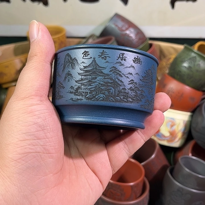 茶杯紫砂全手工紫砂主人杯