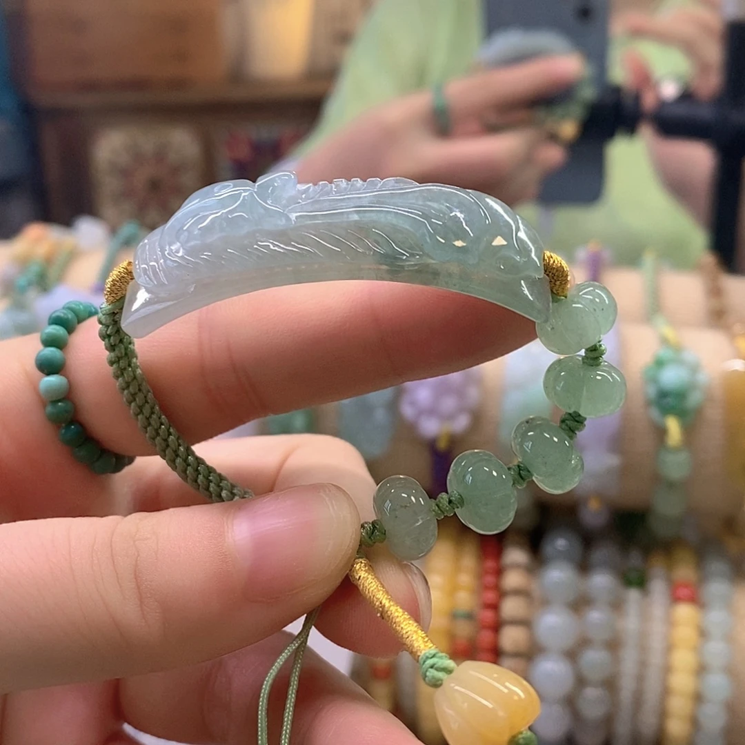 翡翠未镶嵌挂件翡翠手牌