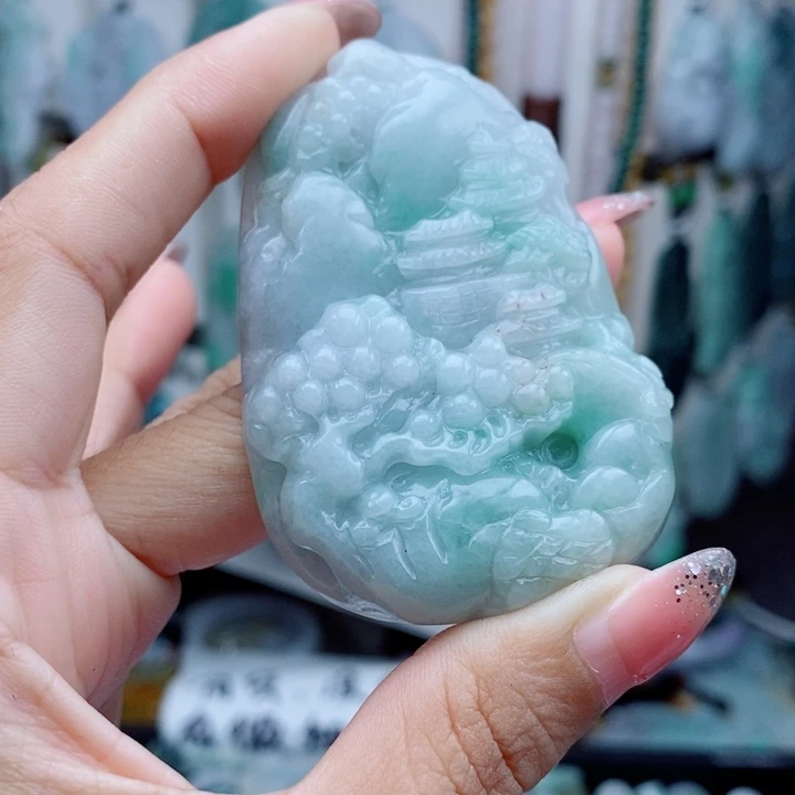 颈饰未镶嵌翡翠翡翠