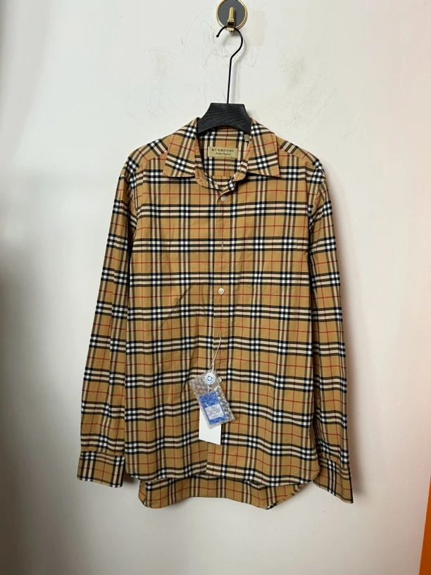 Burberry格纹衬衫95新
