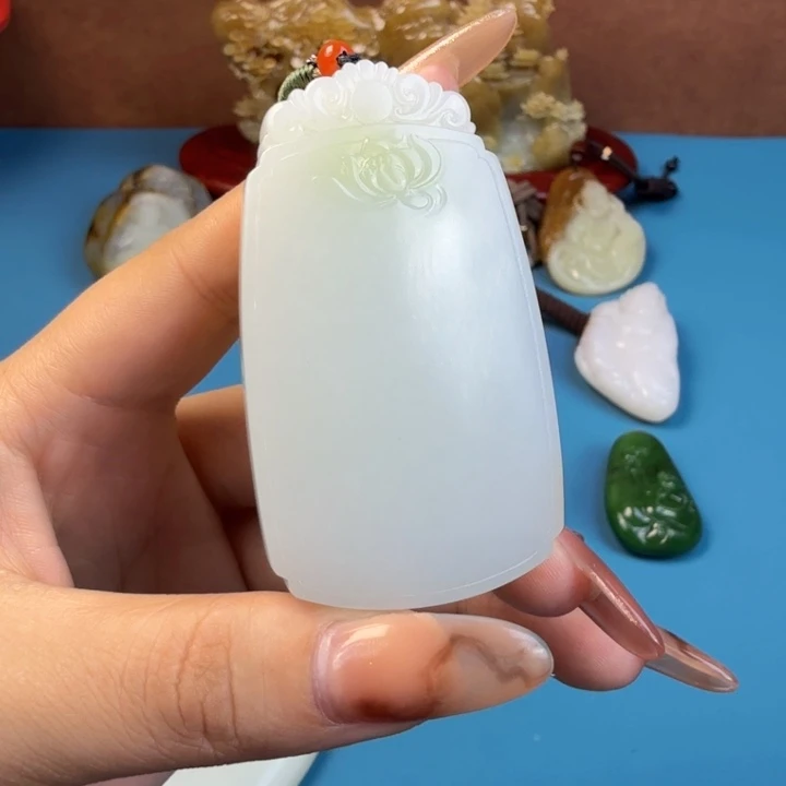 說***諨和田玉未镶嵌吊坠(不含链)