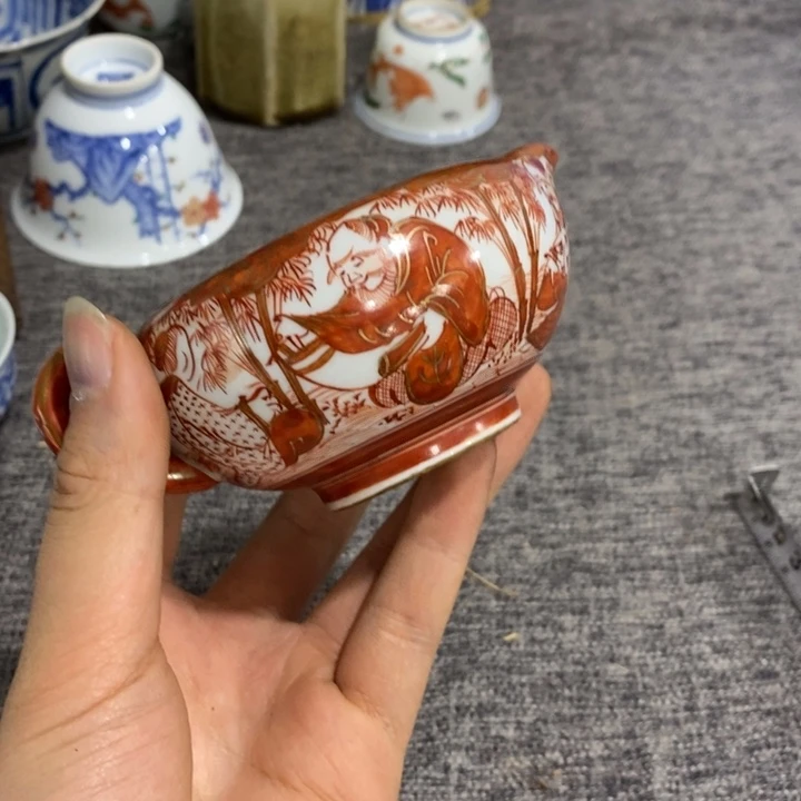 紫砂茶杯非常漂亮好看的碗