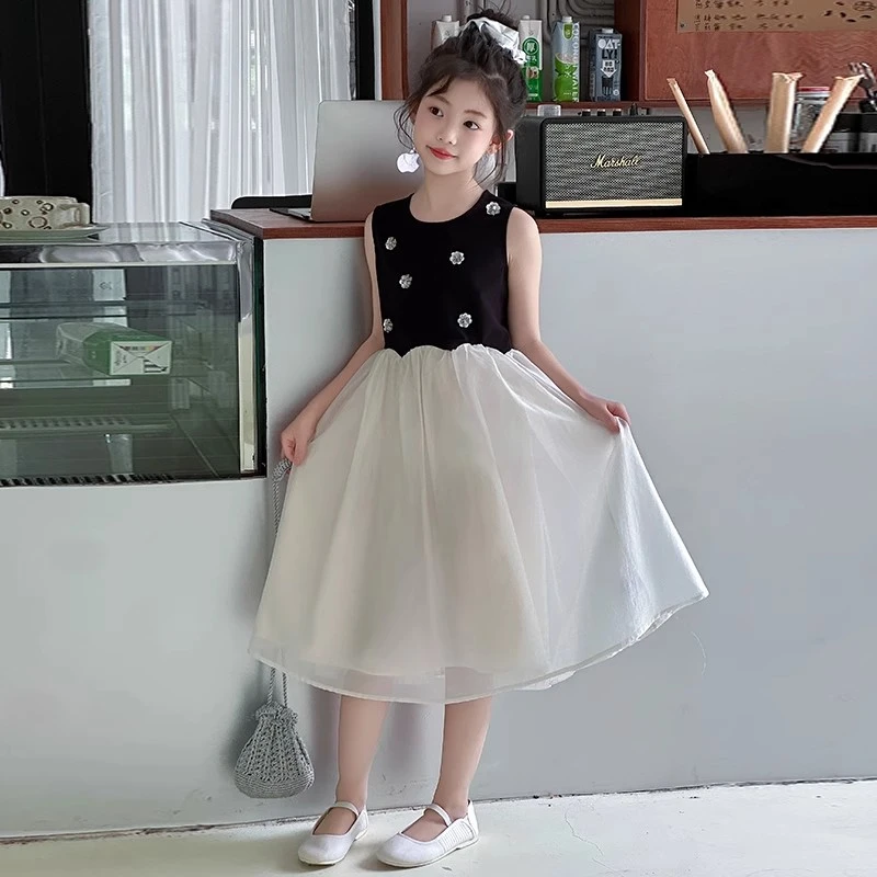 女童2025新款夏季连衣裙中大童女宝儿童夏款休闲裙子CS8224-LY