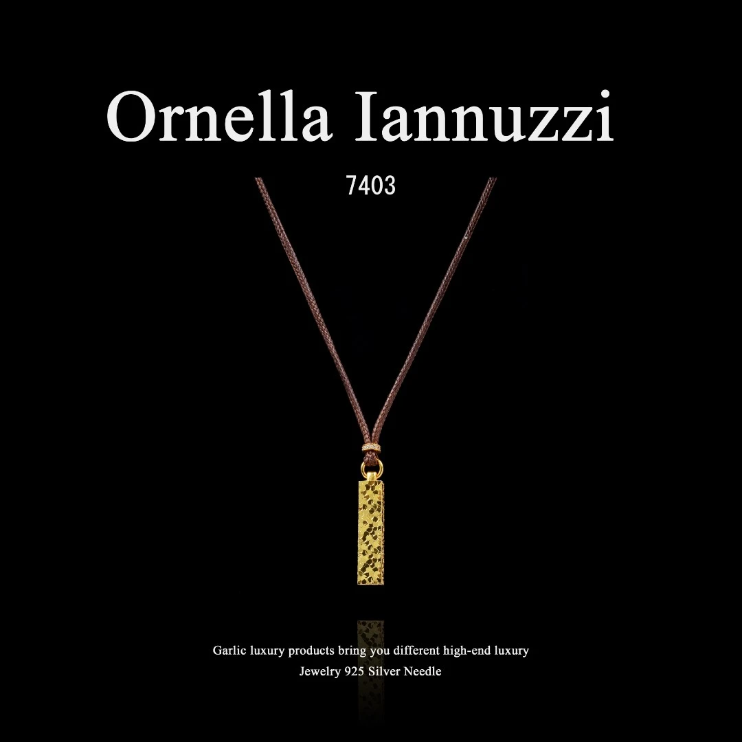 铜合金项链 镀K金Ornella Iannuzzi项链-7403（80cm）