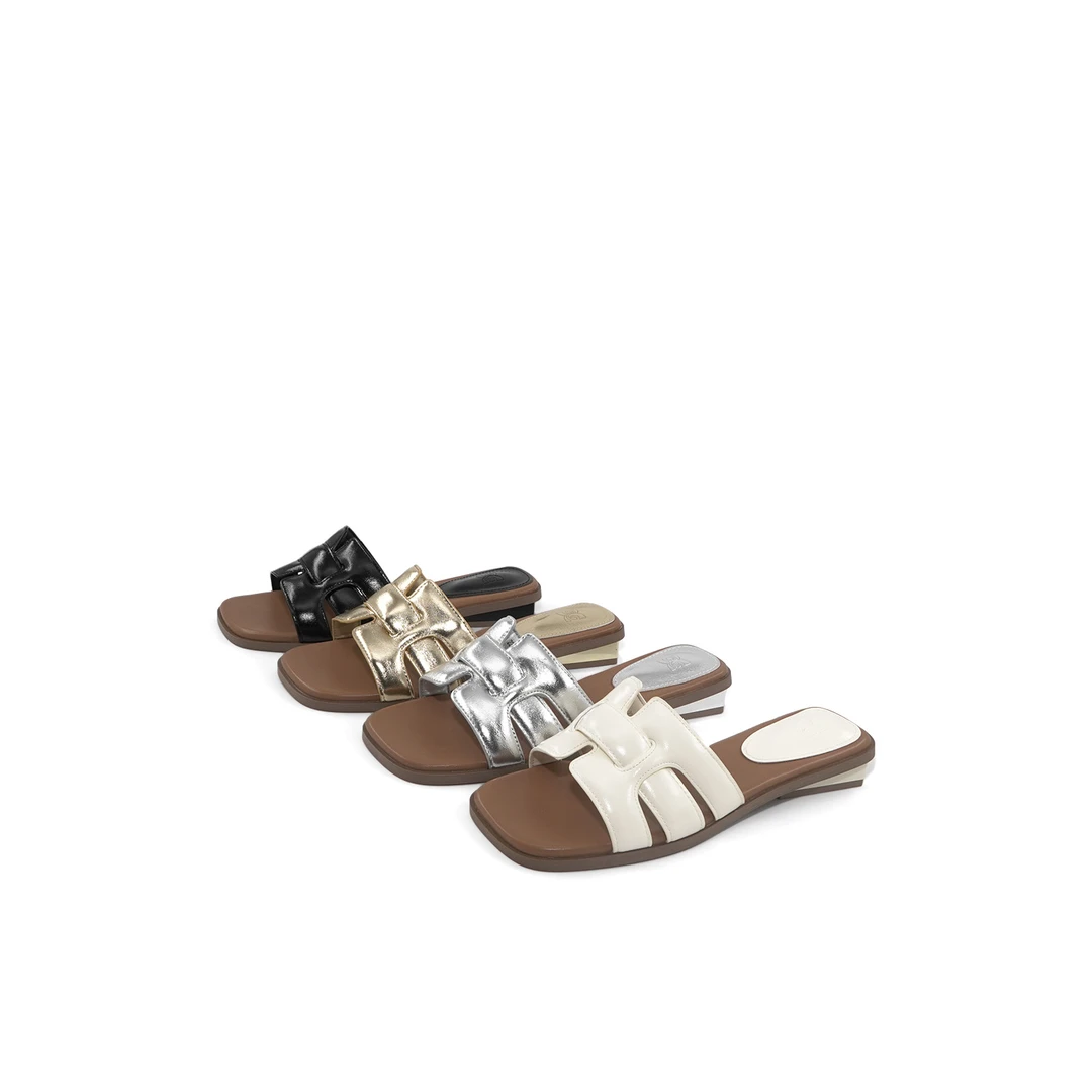 杜米亚夏季新款外穿懒人一脚蹬舒适拖鞋D8562025