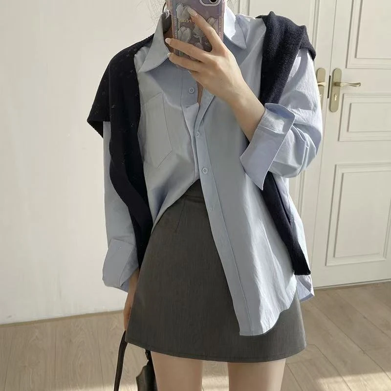 华韩韩系小众设计感上衣