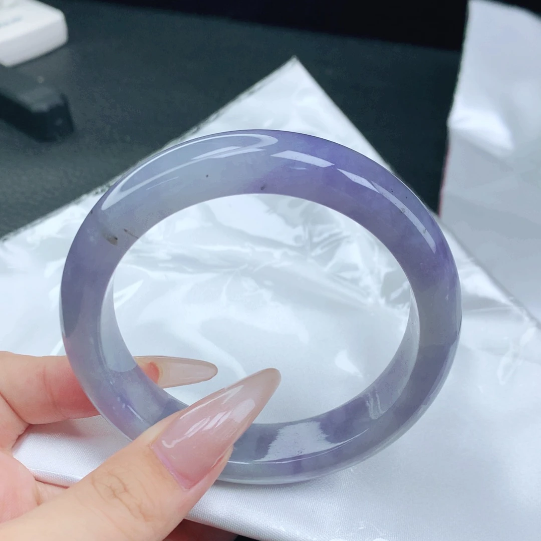 翡翠未镶嵌手镯62-63圈口