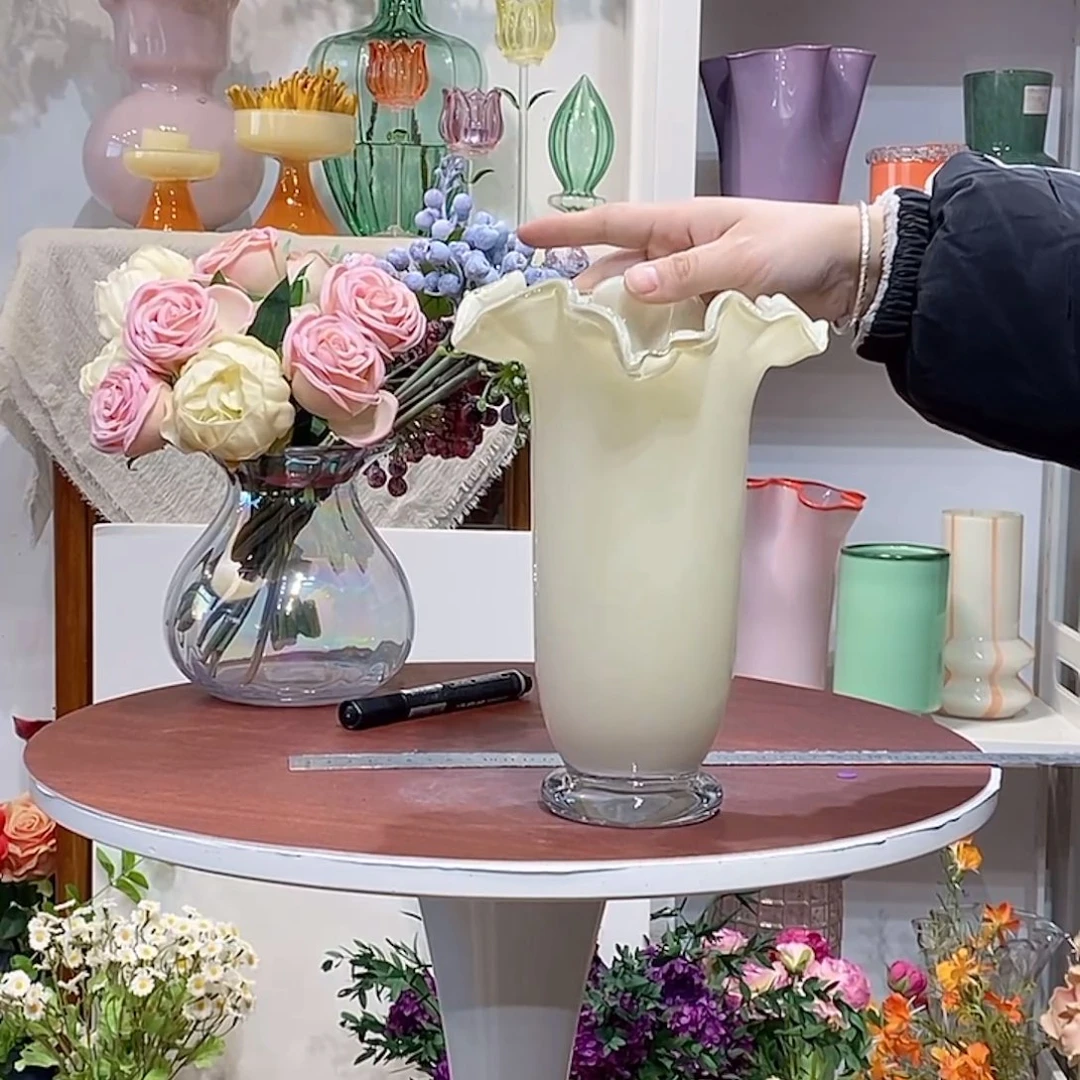 原色裙边折叠口9.5高24.5