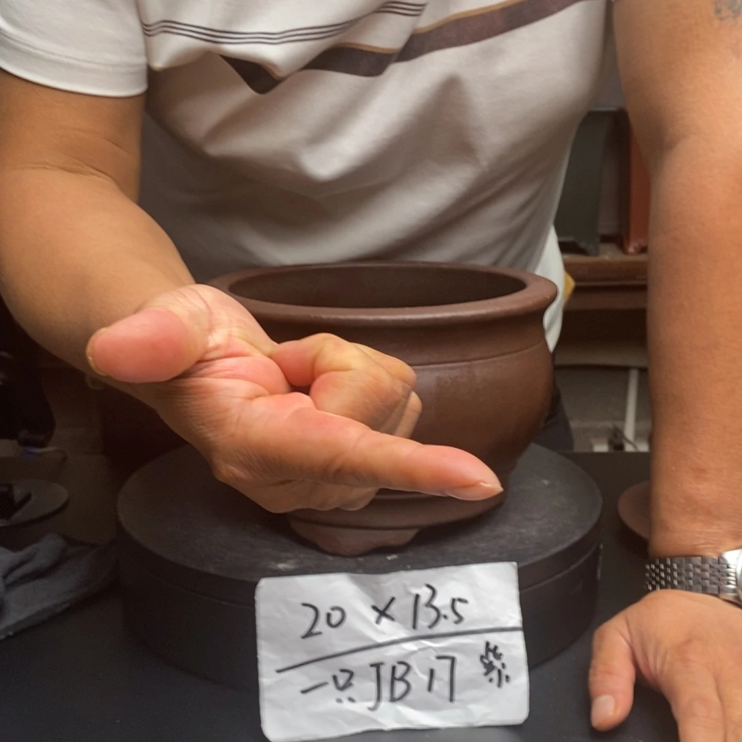 紫砂花盆紫砂花盆货号一只JB17