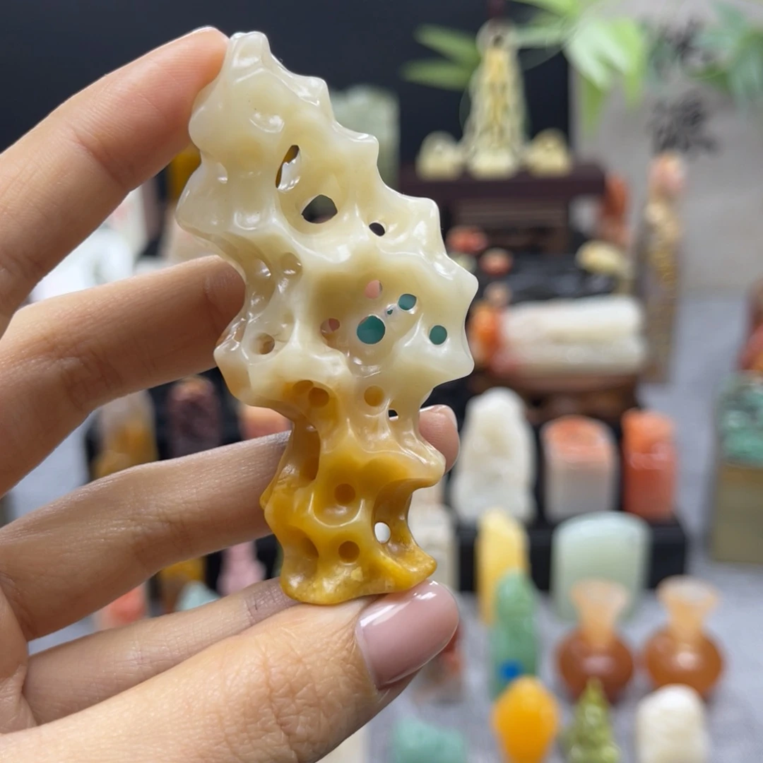 寿山石印石6043。