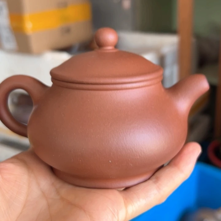 茶壶紫砂紫泥潘壶240c c