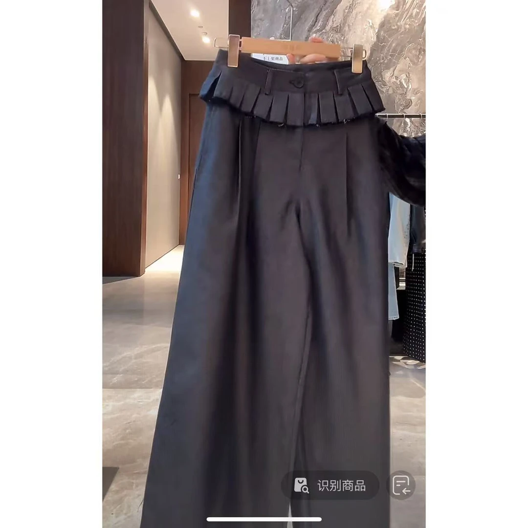 徐秋阳  精致腰约  春季新款百搭时尚休闲显瘦显白休闲裤12709