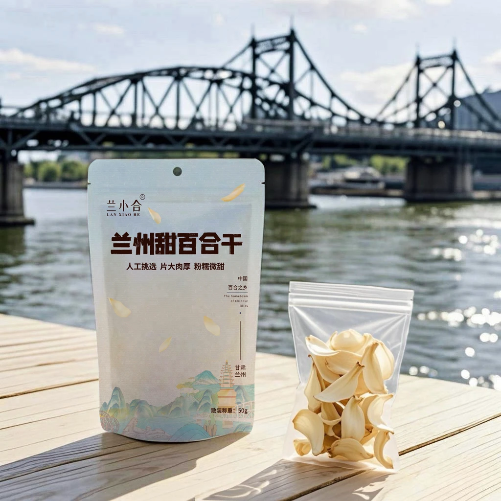 兰小合兰州甜百合兰州百合干甘肃特产粉糯微甜煲汤煮粥百合干