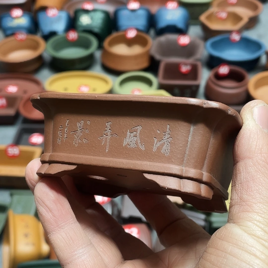 紫砂小盆8.5*6*3cmmmm