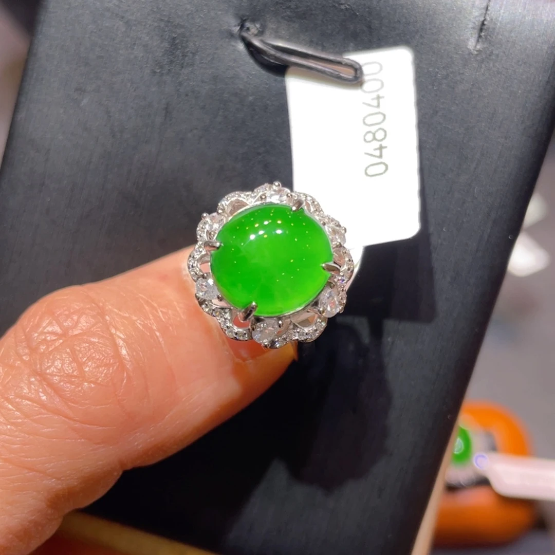 翡翠银S925镶嵌颈饰