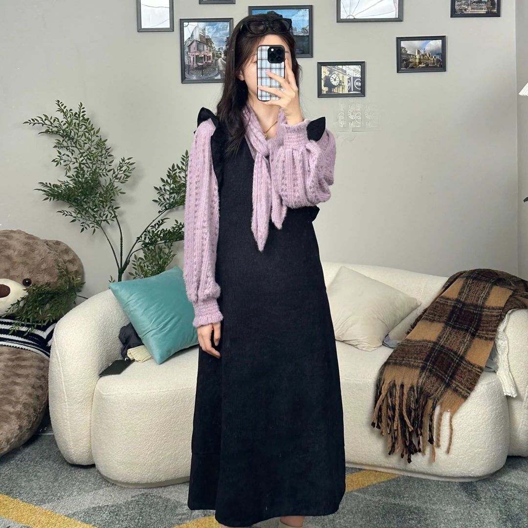 叶叶服饰mini时尚百搭显瘦遮肉连衣裙,以直播间展示为准！