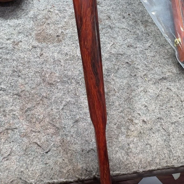 有机玻璃黑*小叶扇子